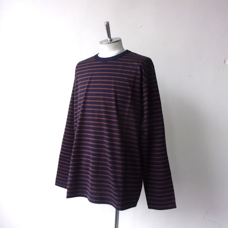 Charpentier de Vaisseau / シャルパンティエ・ドゥ・ヴェッソ | 50/2 L/S T-Shirt | コットンボーダーロングTシャツ｜Jonah  ヨナ |