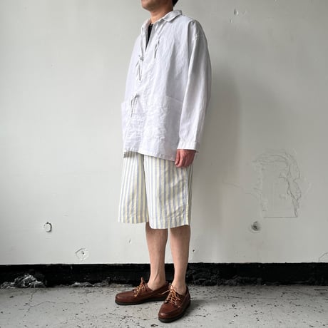 Charpentier de Vaisseau / シャルパンティエ・ドゥ・ヴェッソ | Cotton Linen Shorts コットンリネンショーツ|  Bronx