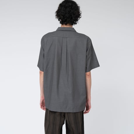 nanamica Open Collar Panama S/S Shirt / S25SG119 /ナナミカ　オープンカラーシャツ【2025SS】
