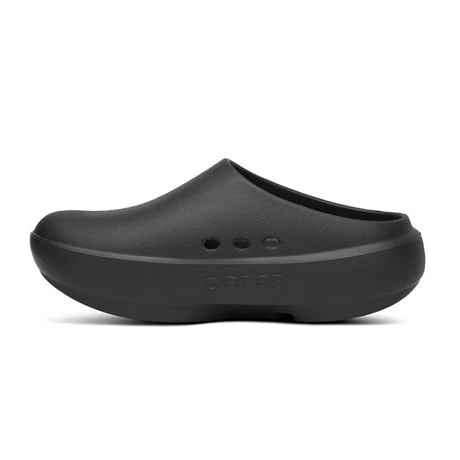 OOFOS (ウーフォス) OOcloog PLUS - Black ウーフォス クロッグタイプ リカバリーサンダル