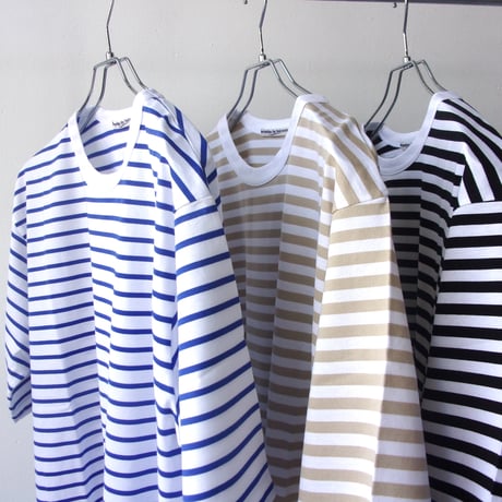Charpentier de Vaisseau / シャルパンティエ・ドゥ・ヴェッソ | 50/2 S/S T-Shirt ボーダー クルーネックTシャツ｜Jenson　ジェンソン