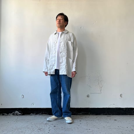 Charpentier de Vaisseau / シャルパンティエ ドゥ ヴェッソ | Linen Work Jacket リネン ワークジャケット | Theodore フレンチワークジャケット