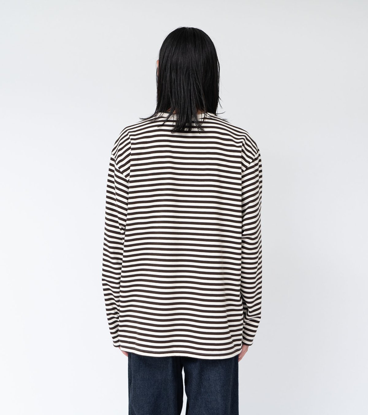 nanamica / ナナミカ COOLMAX Stripe Jersey L/S Tee /