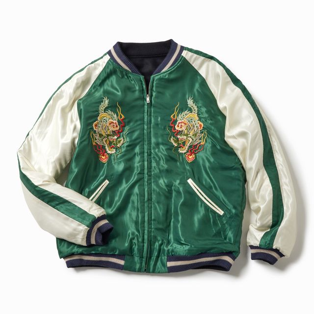 Gold スカジャンWOOL MELTON SOUVENIR JACKET WOOL MELTON SOUVENIR JACKET “TIGER HEAD“ | GOLD(ゴールド