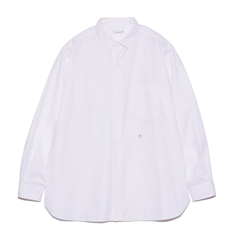nanamica / ナナミカ Regular Collar Stripe Wind Shir nanamica / ナナミカ Regular Collar Stripe Wind Shir