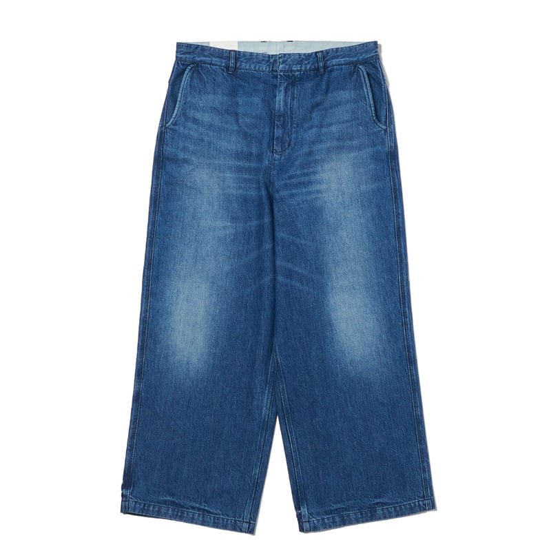 FARAH Maximum Wide Straight Pants -Indigo Vinta