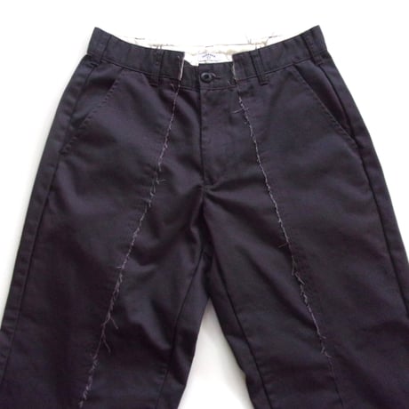 OLD PARK BAGGY WORK PANTS - CHARCOAL -M  / OPRK-01 / OLDPARK オールド パーク バギー パンツ　チャコール -M