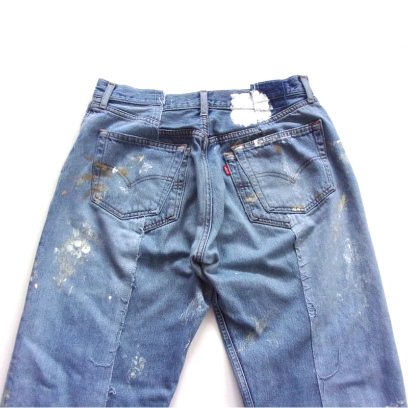 OLD PARK baggy jeans Levi's再構築ジーンズ OLDPARK baggy jeans blue-L 通販 | OLDPARK 正規販売店