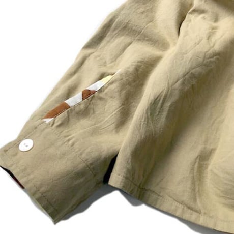 its inconspicuous presence Niche (ニッチ) Reversible Patterned Shirts Jacket / F20-igas-09