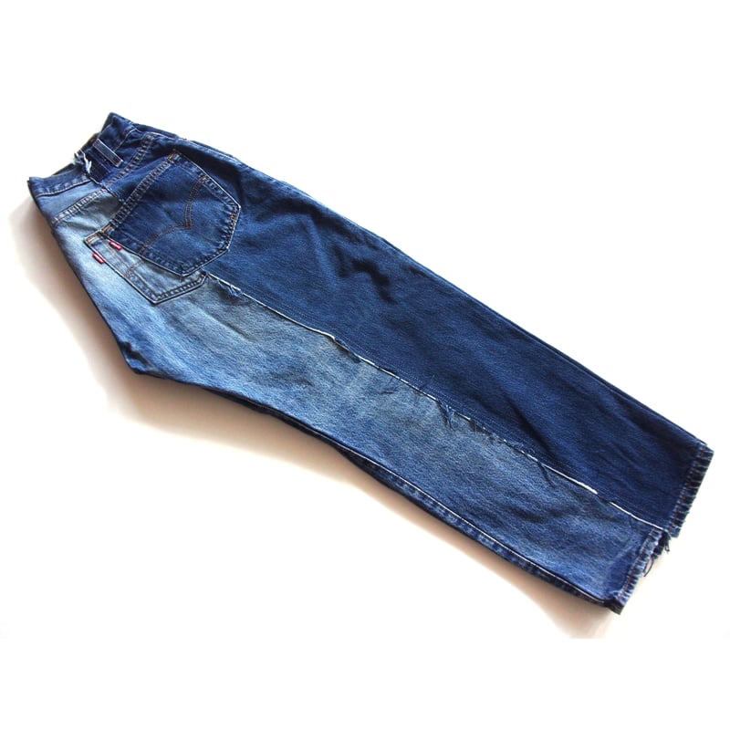 【昭和レトロ】O'NEILL ペーパーバケツ ヴィンテージ 約80サイズ OLDPARK BAGGY JEANS - BLUE - sizeM / OP-426 / オ