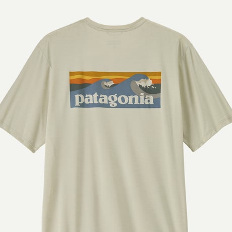 Patagonia Men's Capilne Cool Daily Shirt- BOARDSHORT LOGO /パタゴニア メンズ キャプリーン クールデイリーシャツ（ボードショーツ・ロゴ）