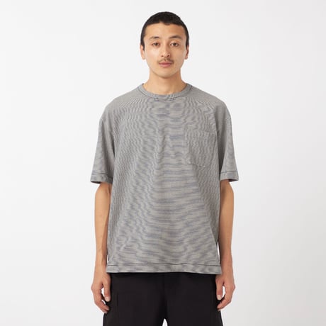 nanamica / ナナミカ Micro Stripe Pocket Tee / S25FH069 / ナナミカ マイクロストライプ ポケットTee 【2026SS】