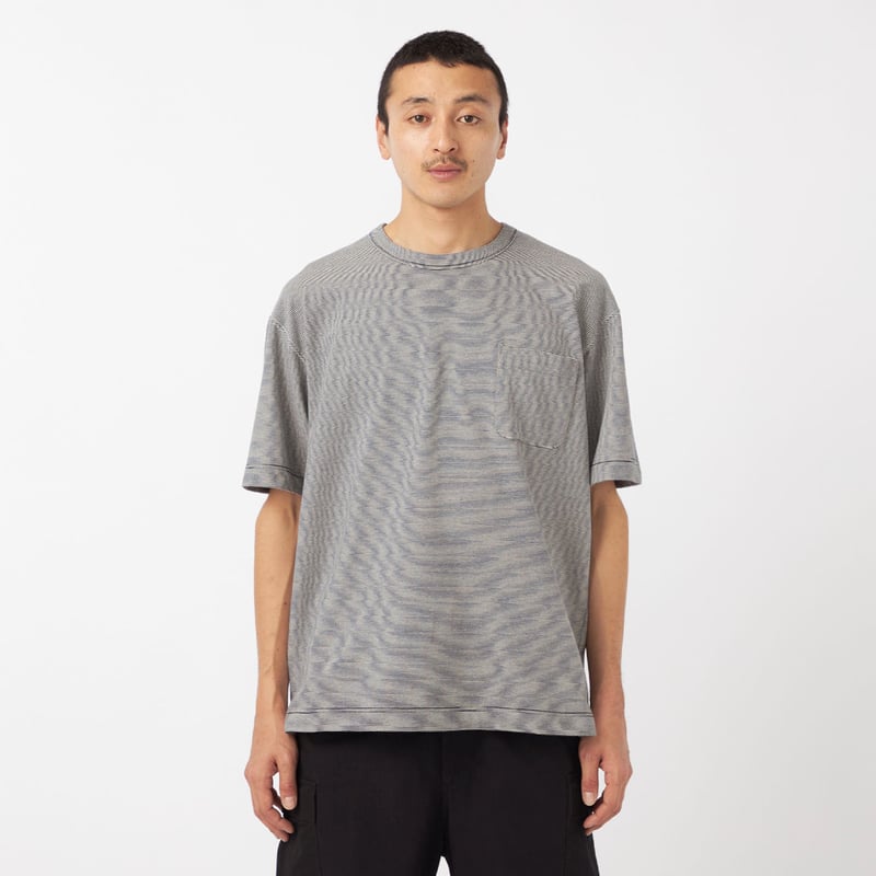 nanamica / ナナミカ Micro Stripe Pocket Tee / S25FH