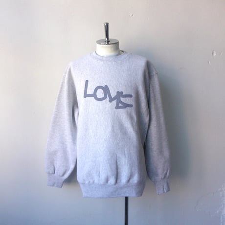 TODAY edition "LOVE" Crew Neck Sweat -  24-2ND-13 / トゥデイ エディション LOVE クルーネック スウェット / あたたかいリバースウィーブタイプ