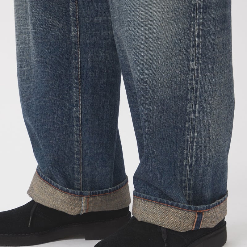 nanamica ストレートデニム Selvage Denim Pants nanamica - Selvage Denim Pants / VI(Vintage Indigo) | Stripe