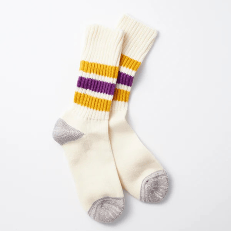 ROTOTO / ロトト COARSE RIBBED OLDSCHOOL CREW SOCKS　/ R1255 /  ロトト　コースリブ オールドスクール クルーソックス