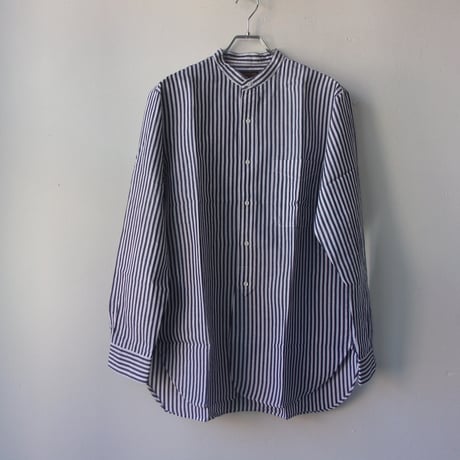 AVontade Banded Collar Shirts -CottonLinen Chambray- VTD-0361-SH - バンドカラー コットンリネン