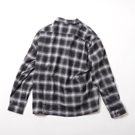 GOLD｜東洋エンタープライズ COTTON SILK NEP CHECK OPEN SHIRT-BLACK-/GL29754/ コットン シルクネップ チェックオープンシャツ 【2026FW】
