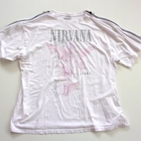 OLD PARK Zip Shoulder Tee #Vintage / OPT-17 / OLDPARK オールドパーク ジップショルダー Tシャツ NIRVANA