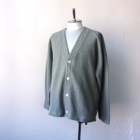 CURLY&co. 3D WAFFLE CARDIGAN / 251-230313 / カーリー 3d ワッフルカーディガン【2025SS】