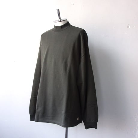 Organicsta / オーガニックスタ ORGANIC COTTON CHILL MOCKNECK SWEAT  /オーガニックコットン　モックネックスウェット