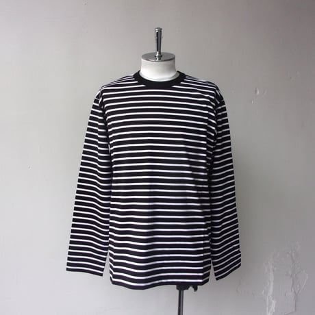 Charpentier de Vaisseau / シャルパンティエ・ドゥ・ヴェッソ | 50/2 L/S T-Shirt | コットンボーダーロングTシャツ｜Jonah  ヨナ |