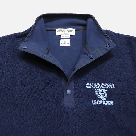 Americana（アメリカーナ)×ORIGINAL Charcoal（オリジナル チャコール）Leopards Snap P/O / 24-02-1-73 / スナップ P/O スウェット