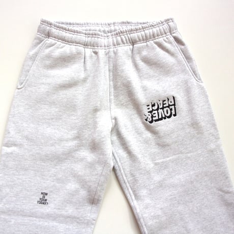 TODAY edition "LOVE&PEACE" Sweat Pants- 25-3RD-02 / トゥデイエディション スウェットパンツ /あたたかいリバースウィーブタイプ［25-3RD］