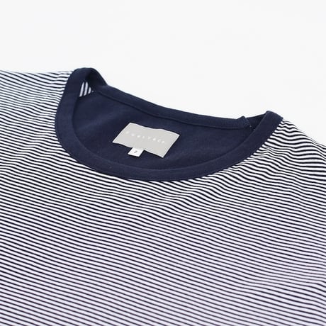 CURLY&co /カーリー SPLIT RAGLAN FINE-BORDER TEE - 242-110622 / スプリットラグラン ファインボーダーTee  【2024HIGH SUMMER】