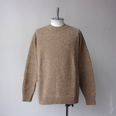 Charpentier de Vaisseau Crew Neck Knit |  シャルパンティエドゥヴェッソ シェットランドウール クルーネック セーター