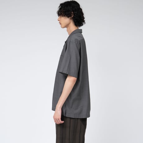 nanamica Open Collar Panama S/S Shirt / S25SG119 /ナナミカ　オープンカラーシャツ【2025SS】