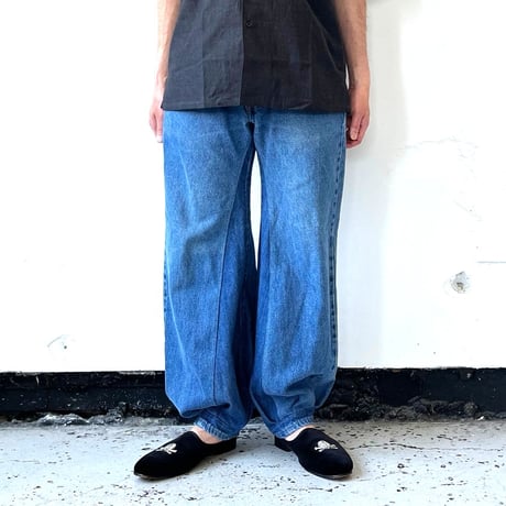 OLD PARK オールド パーク ALA JEANS - BLUE - sizeM / OP-508 / OLDPARK オールドパーク リメイク ジーンズ　デニム ブルー M