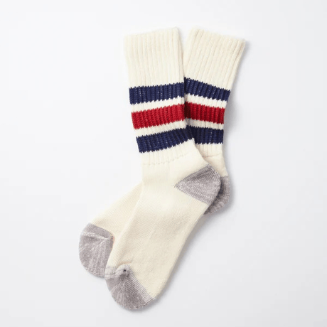 ROTOTO / ロトト COARSE RIBBED OLDSCHOOL CREW SOCKS　/ R1255 /  ロトト　コースリブ オールドスクール クルーソックス