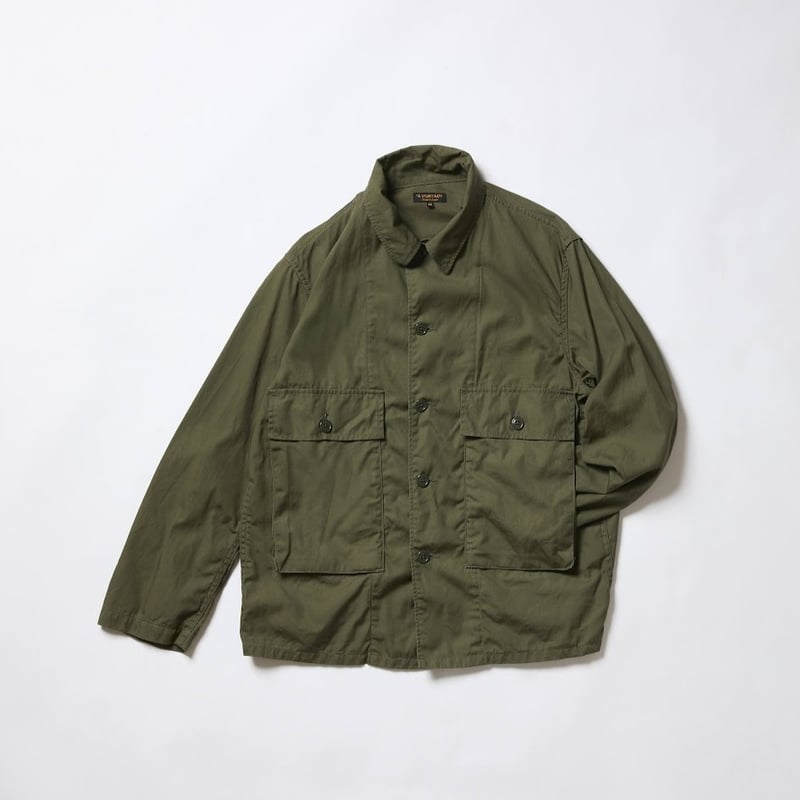 A VORTADE Utility Jacket オリーブ L AVontade Naval Utility Jacket -Poplin_26SS- / V