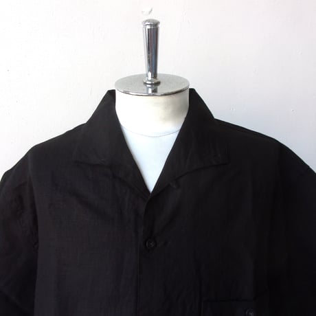 AVontade Italian Open Collar Shirts SS ｰ VTD-0398-SH アボンタージ ベルギーリネン オープンカラーシャツ【2026SS】
