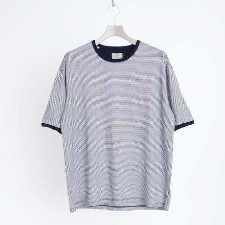 CURLY&co /カーリー SPLIT RAGLAN FINE-BORDER TEE - 242-110622 / スプリットラグラン ファインボーダーTee  【2024HIGH SUMMER】