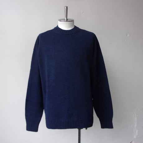 Charpentier de Vaisseau Crew Neck Knit |  シャルパンティエドゥヴェッソ シェットランドウール クルーネック セーター