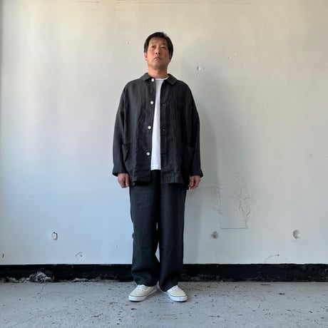 Charpentier de Vaisseau / シャルパンティエドゥヴェッソ | linen Drawstring Pants リネンドローストリングパンツ | Barba  のコピー
