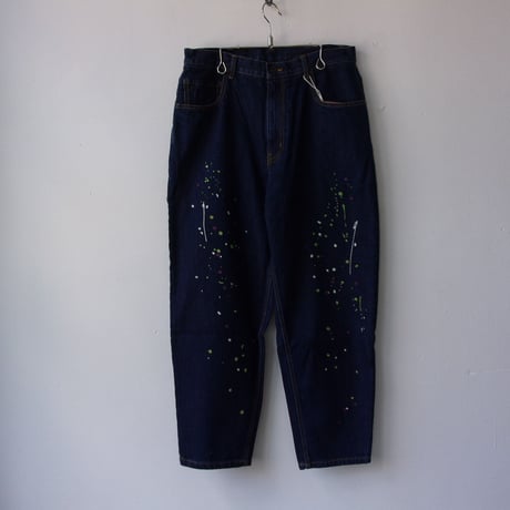 Niche./ニッチ　＃Paint EMB Jeans / igap-31 / ニッチ　ペイント刺繍　ジーンズ