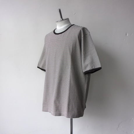 Charpentier de Vaisseau / シャルパンティエドゥヴェッソ |  コットン リンガー ストライプ Tシャツ｜Jean