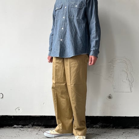 orSlow VINTAGE FIT ARMY TROUSERS (UNISEX) 03-V5361-41-/ オアスロウ ヴィンテージフィット アーミートラウザー /ワイドストレートチノ