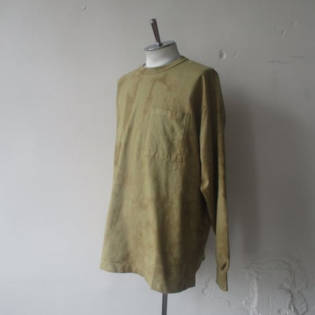 GOLD/ゴールド 14/-HEAVY COTTON L/S WIDE T-SHIRT TIE DYE DYED/GL68409/ロングスリーブTee　タイダイ