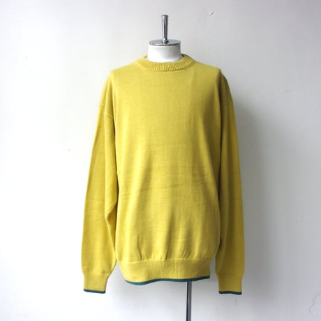 Organicsta / オーガニックスタ ORGANIC COTTON LINKING CREWNECK SWEATER /オーガニックコットン　リンキングセーター