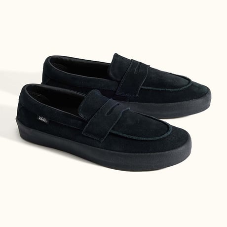 Vans Skate Loafer - Suede - Black/Black - バンズ スケート ローファー スウェード ブラック