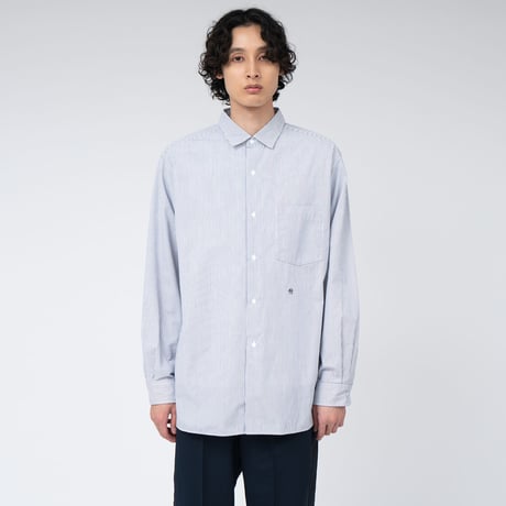 nanamica / ナナミカ Regular Collar Stripe Wind Shirt / SUGS362 /ナナミカ レギュラーカラー ストライプシャツ