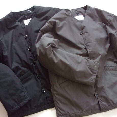 nanamica  Down Cardigan ｰBlack / S26FA048 / ナナミカ ダウンカーディガン -ブラック 【2026FW.NewModel】