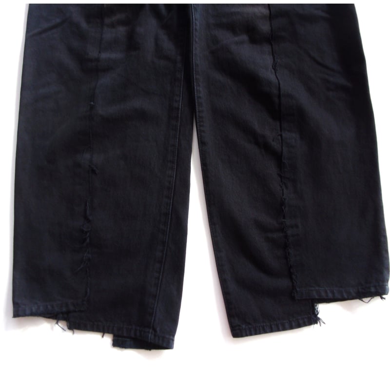 OLDPARK baggy jeans オールドパーク バギー デニム 再構築 OLDPARK BAGGY JEANS - BLACK - sizeM / OP-426 /