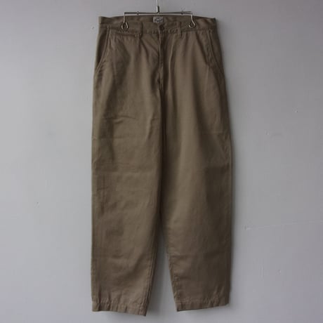 GOLD SELVEDGE WEAPON WIDE TROUSERS-GL42282 / ゴールド　ウェストポイント　ワイドトラウザー