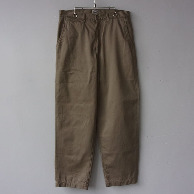GOLD SELVEDGE WEAPON WIDE TROUSERS-GL42282 / ゴー