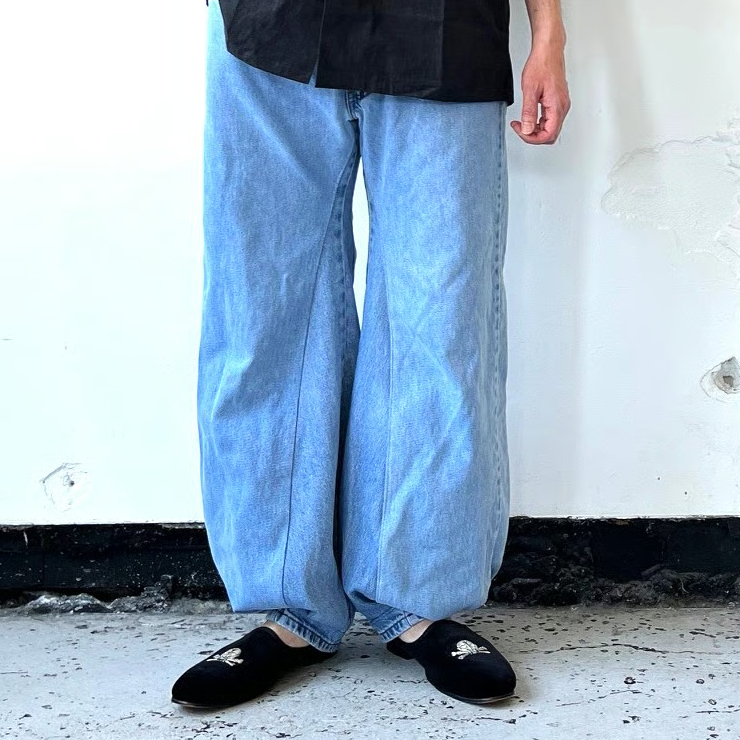 OLDPARK オールドパーク ALA JEANS - BLUE - sizeL / OP-5